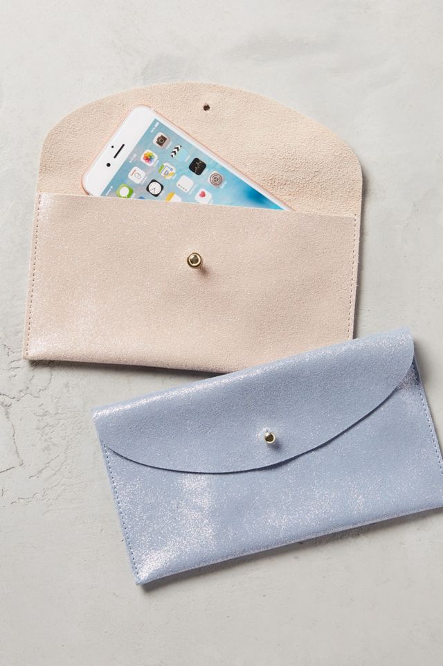 Suede Shimmer Pouch #2