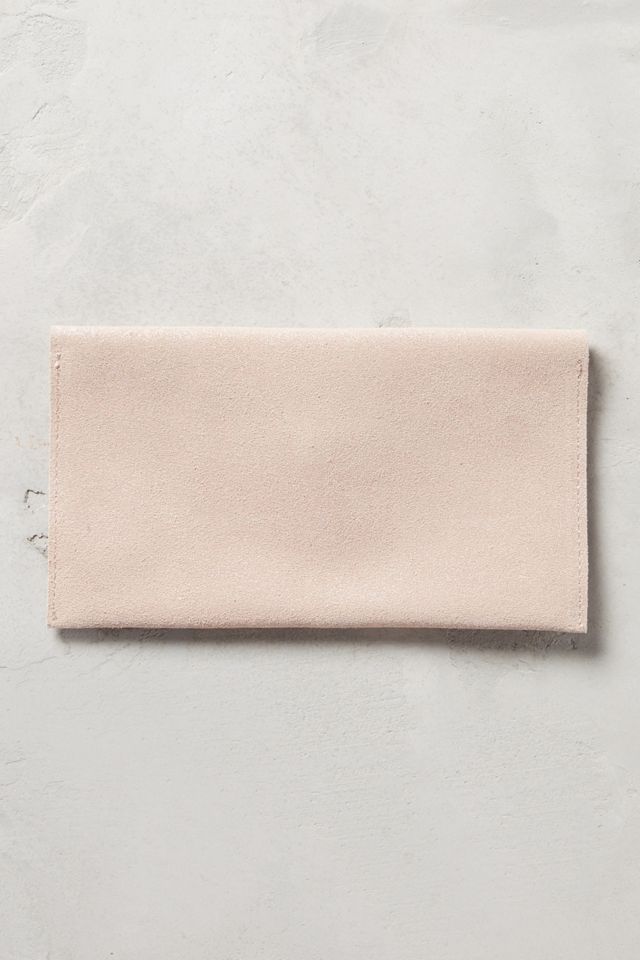 Suede Shimmer Pouch #1