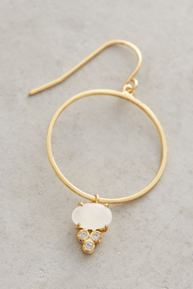 Stone-Drop Hoops #3