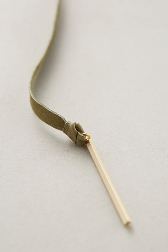 Suede Bolo Necklace #1