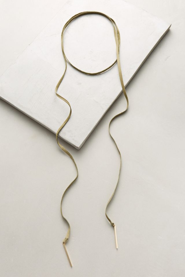 Suede Bolo Necklace