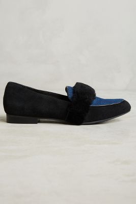 Farylrobin Ellison Shearling-Belted Loafers | Anthropologie