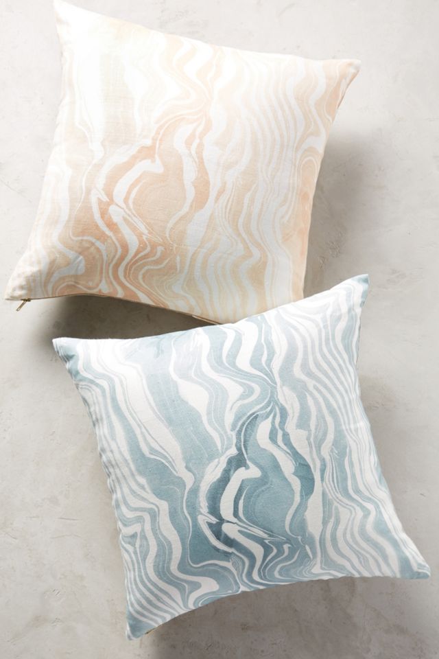 Rebecca Atwood Marbled Stripe Pillow #1