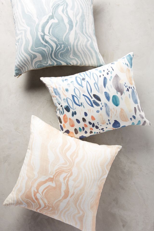Rebecca Atwood Marbled Stripe Pillow #2