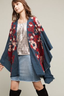 Folk Tale Embroidered Kimono