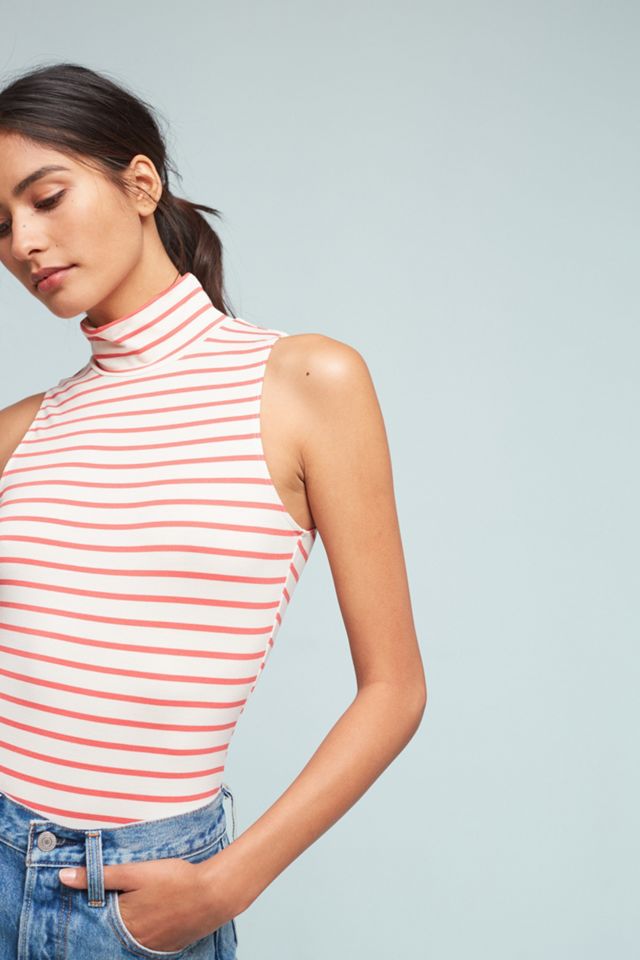 Sleeveless Turtleneck Bodysuit #1