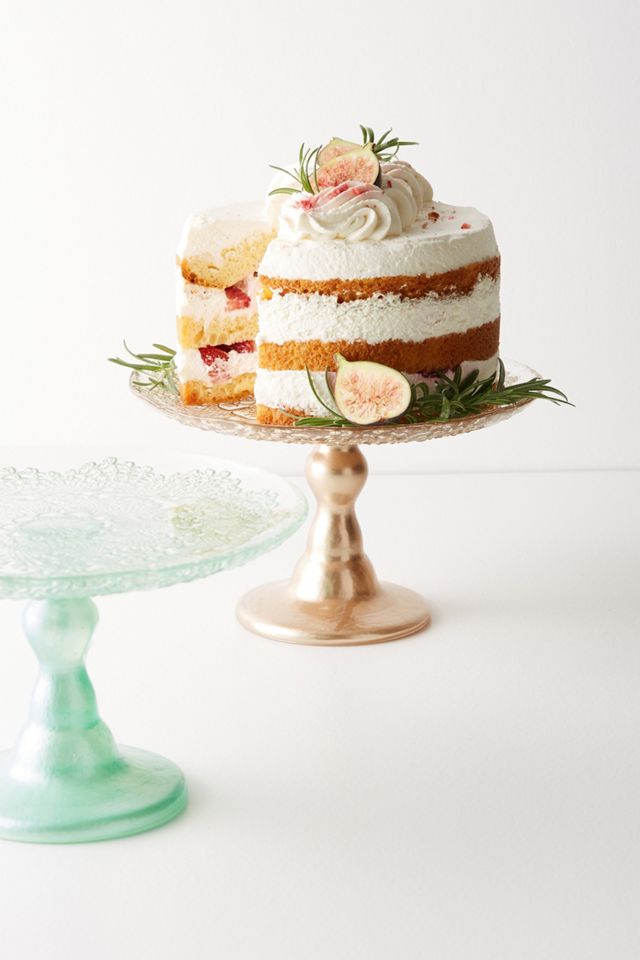 Metallic Lace Cake Stand #3