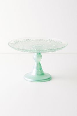 Metallic Lace Cake Stand
