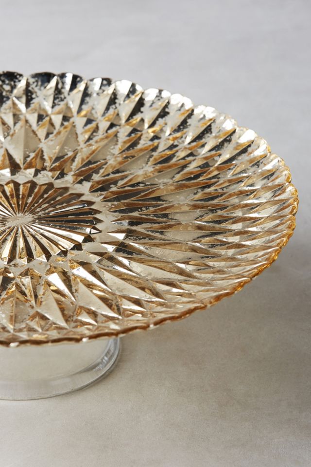 Mercury Glass Cake Stand #1