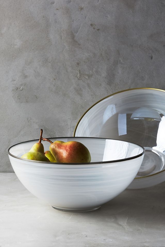 Ore-Edged Serving Bowl #1