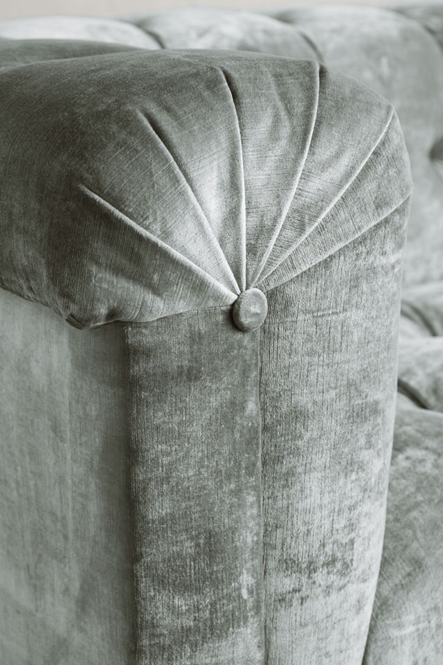 Slub Velvet Kettleby Petite Sofa #2