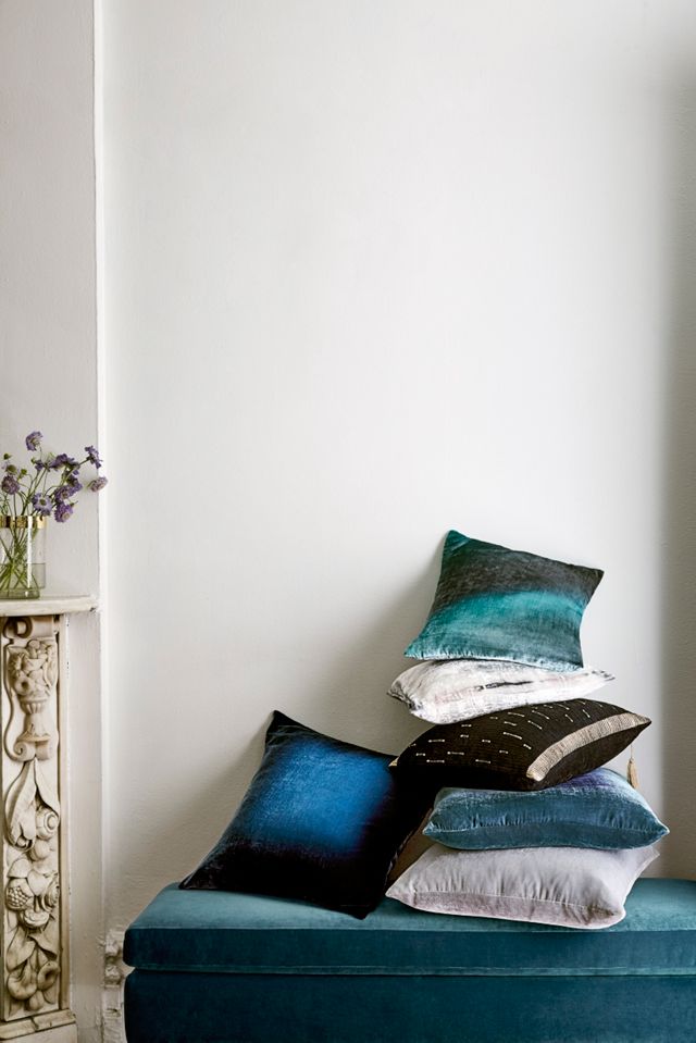 Kevin O'Brien Shibori Velvet Pillow #1