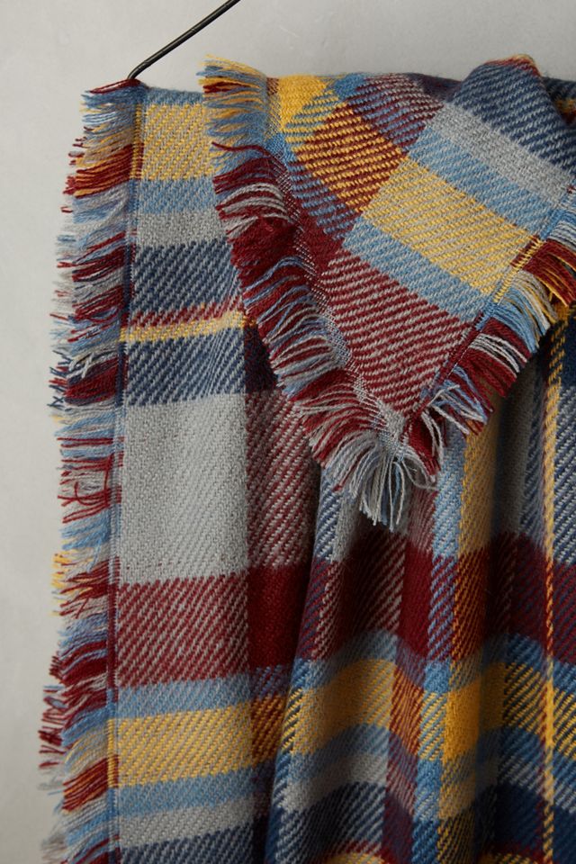 Plaid Blanket Scarf #1