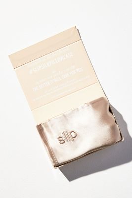 Slip Silk Pillowcase By  In Beige Size Standard