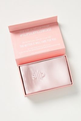 Slip Silk Pillowcase By  In Pink Size Standard