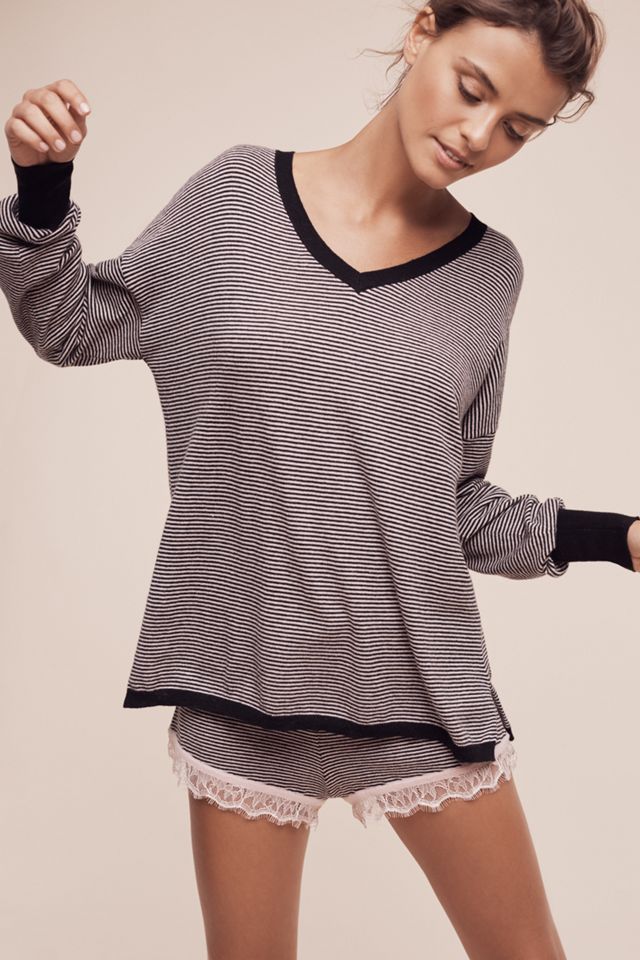 Fleur't Striped Sleep Shorts #4