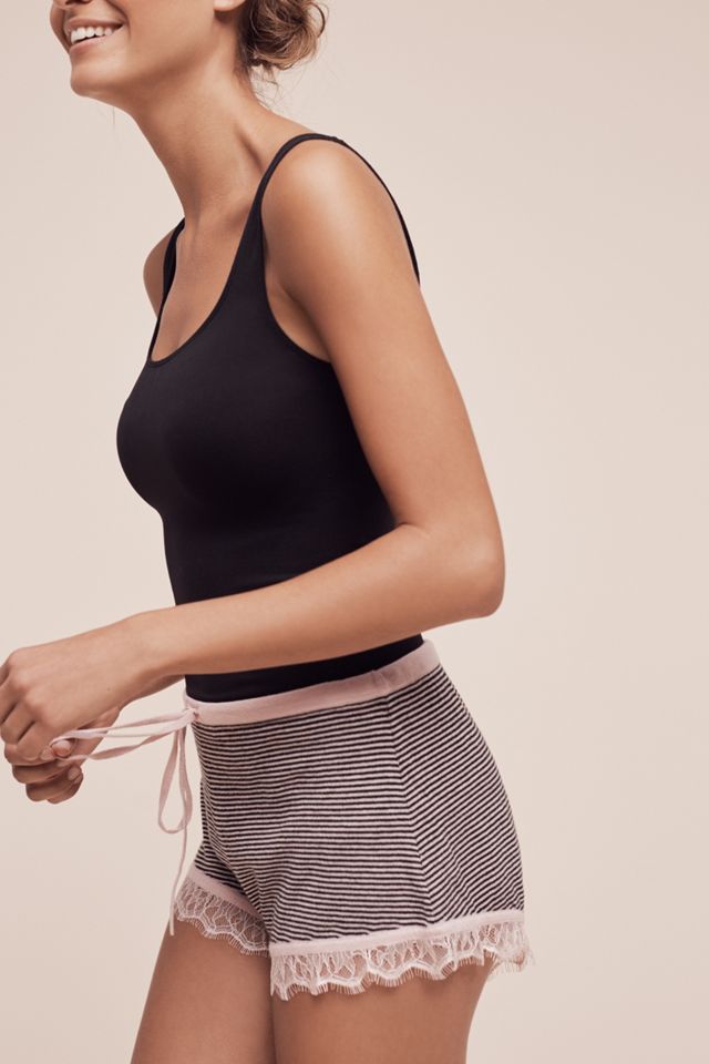Fleur't Striped Sleep Shorts #1