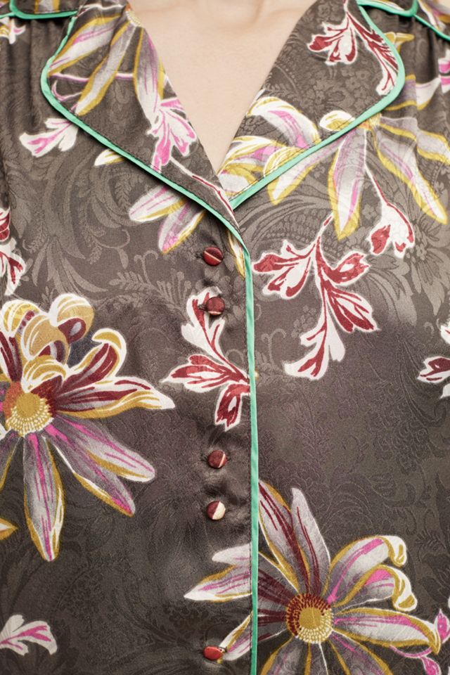 Eloise Stripe & Petal Sleep Shirt #2