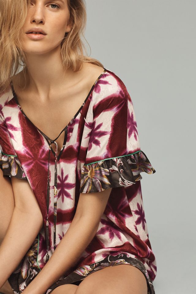 Shibori Blooms Chemise #3