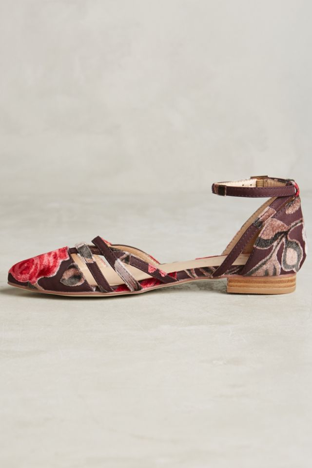 Billy Ella Isabella Burnout Velvet Flats #2