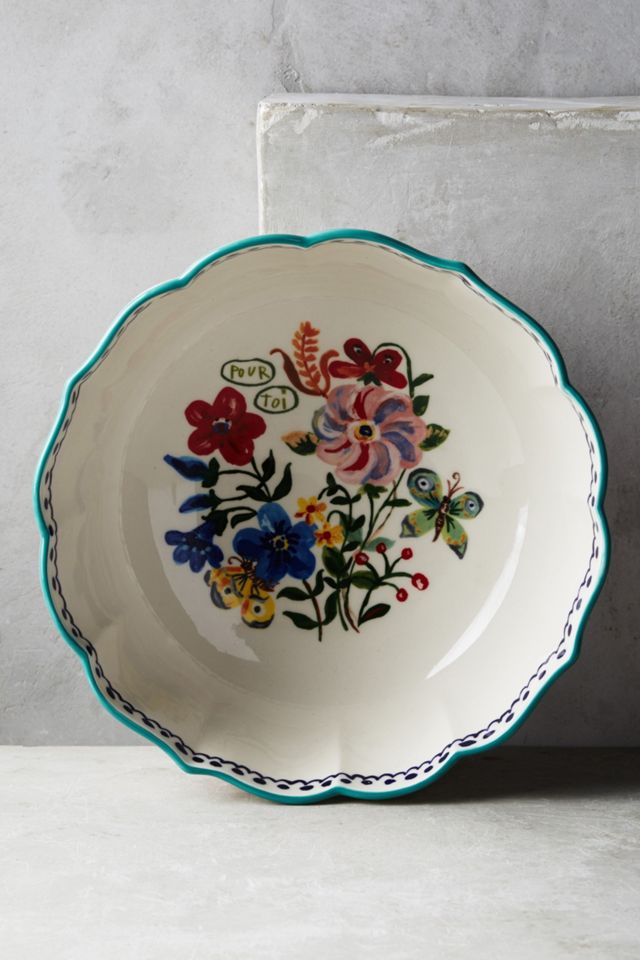 Francophile Serving Bowl #1