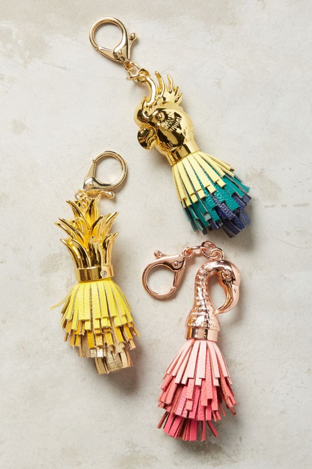 Tropical Tassel Keychain #1