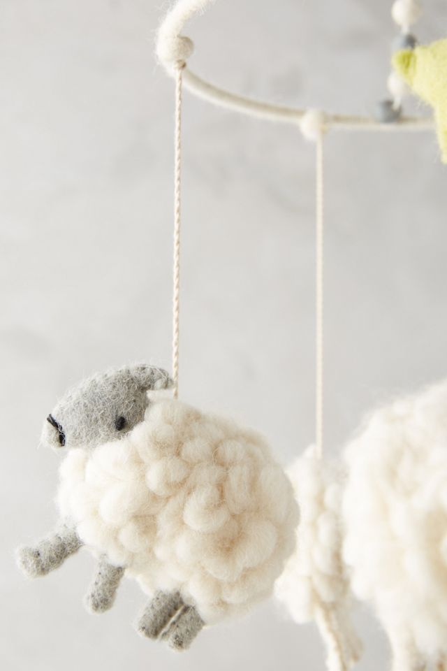 Felted Orbit Mobile #2
