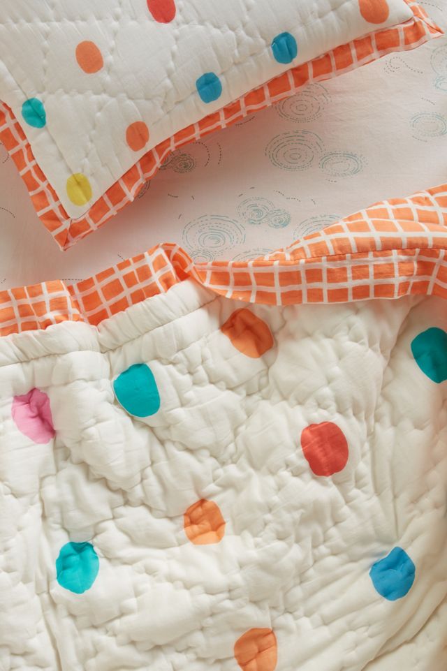 Dotingly Dotted Toddler Quilt & Playmat #2