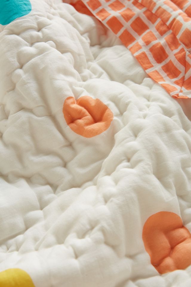 Dotingly Dotted Toddler Quilt & Playmat #3