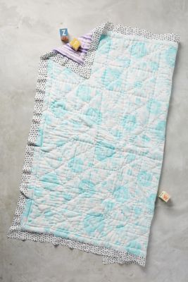 Watercolor Toddler Quilt