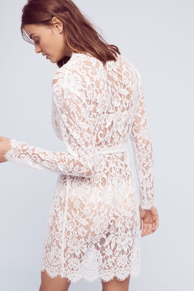 Girl & A Serious Dream Giselle Lace Robe #3