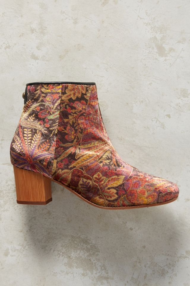 Hudson Apisi Velvet Ankle Booties #1