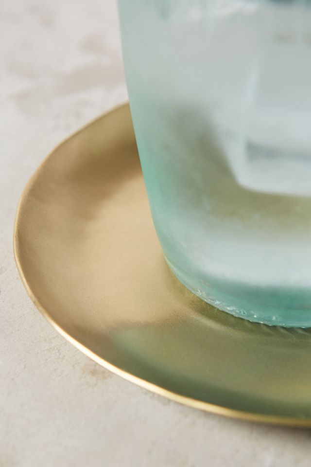 Oxidized Brass Coaster #1