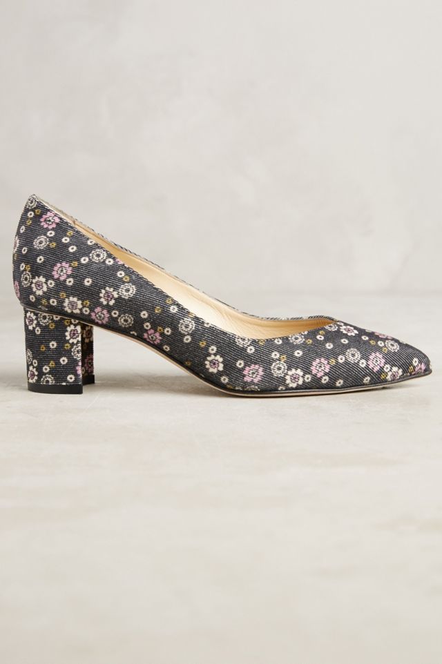 Sarah Flint x Orla Kiely Corduroy Emma Pumps #1