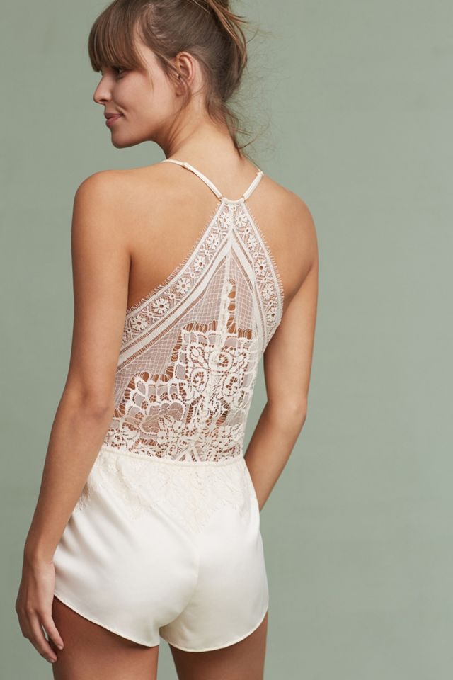 Flora Nikrooz Genevieve Lace Romper #3