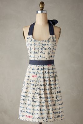 Language Of Love Apron
