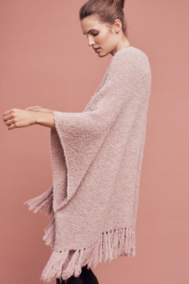 Rouana Fringe Poncho #1