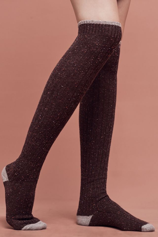 Autumn Tweed Over-The-Knee Socks #1