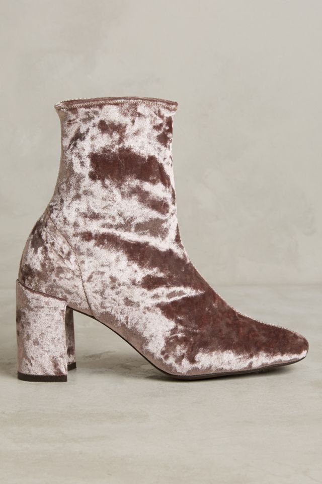 Jeffrey Campbell Cienega Velvet Ankle Boots #1