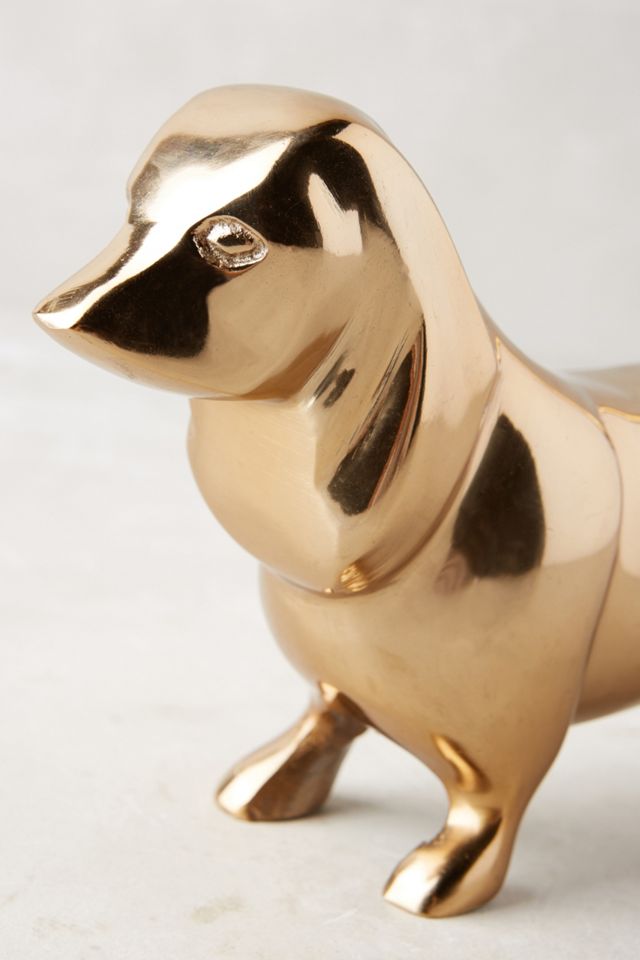 Golden Dachshund Decorative Object #1
