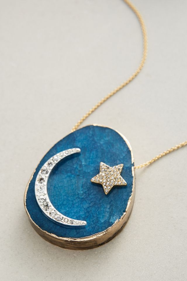 Blue Galaxy Pendant #1