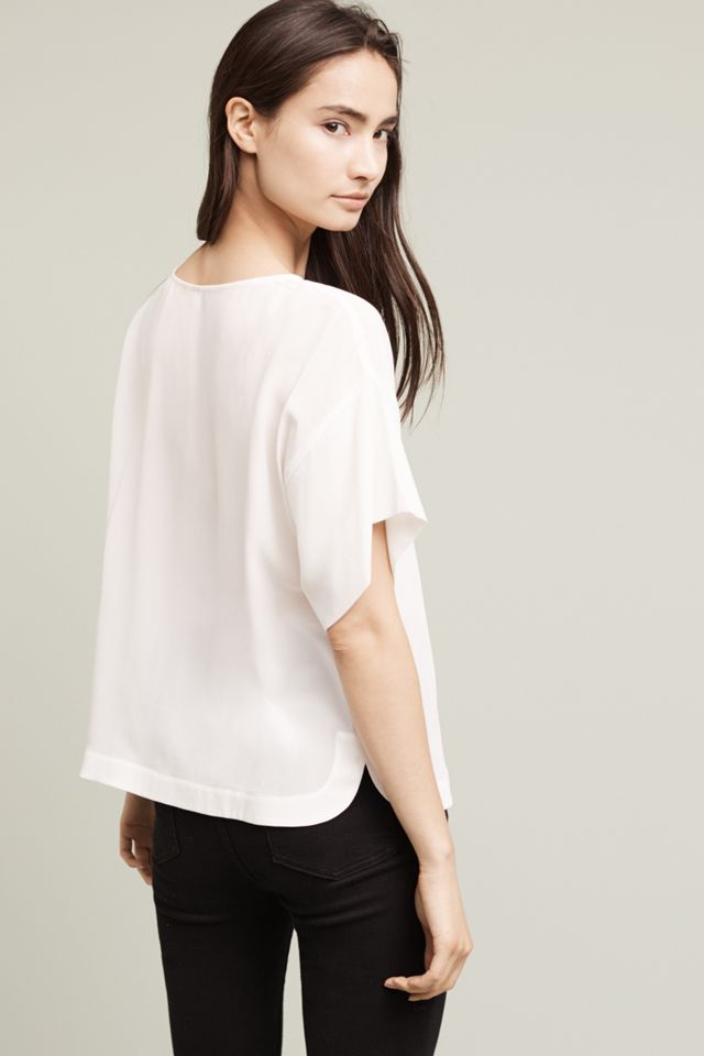 Textured Silk Tee #3