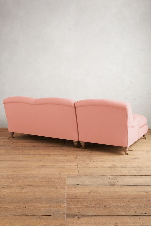 Linen Glenlee Left Sectional, Wilcox #1