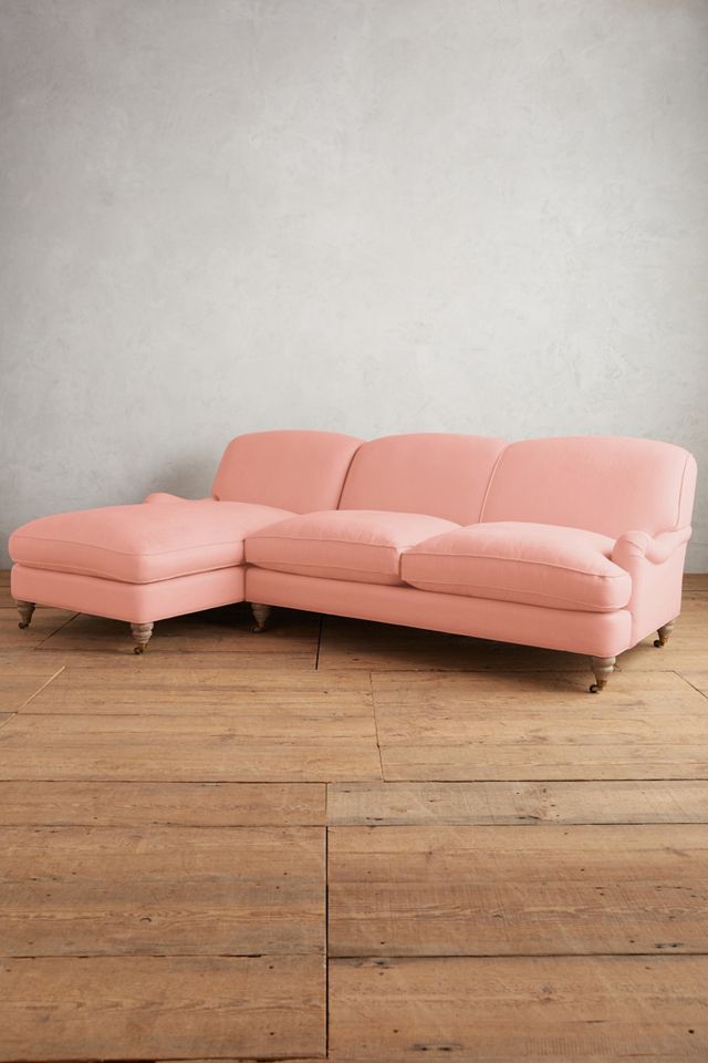 Linen Glenlee Left Sectional, Wilcox