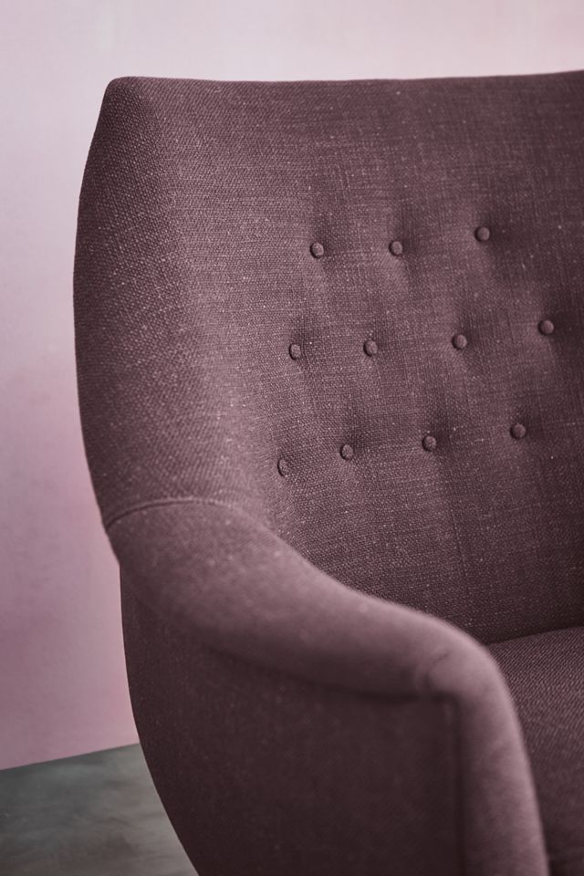 Basketweave Linen Rivona Chair #4