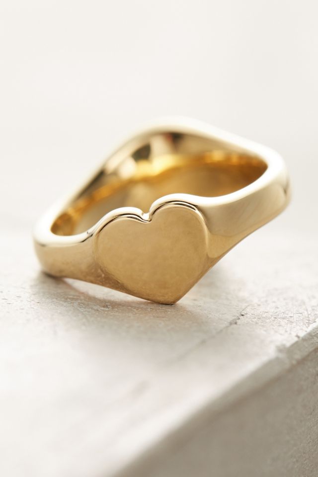 Signet Heart Ring #1