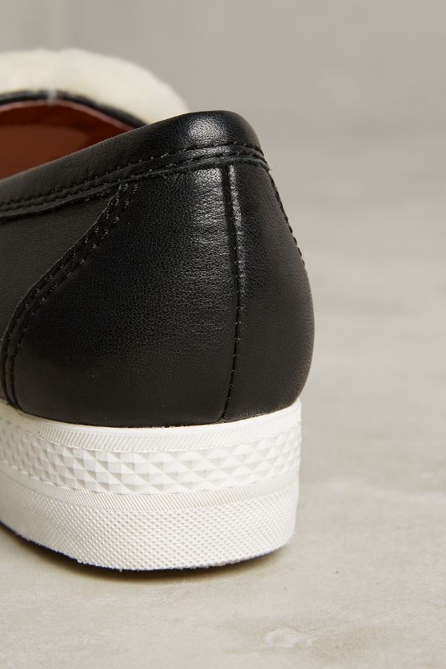 All Black Shearling Sneaker Loafer #4