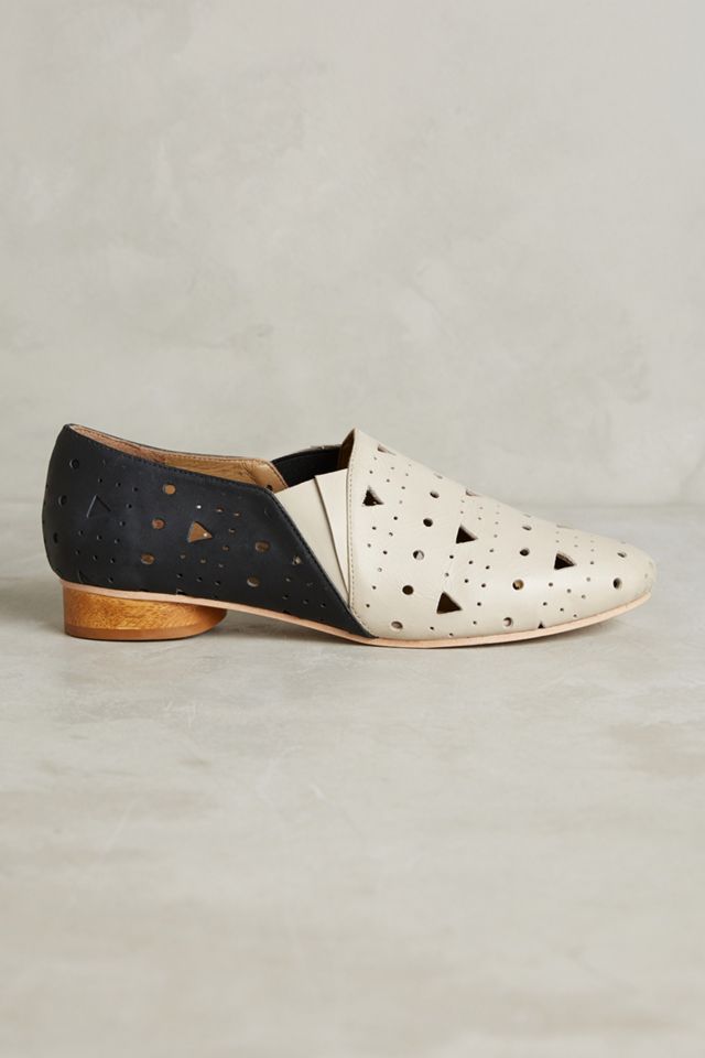 Nina Payne Marlowe Perforated Loafers #1