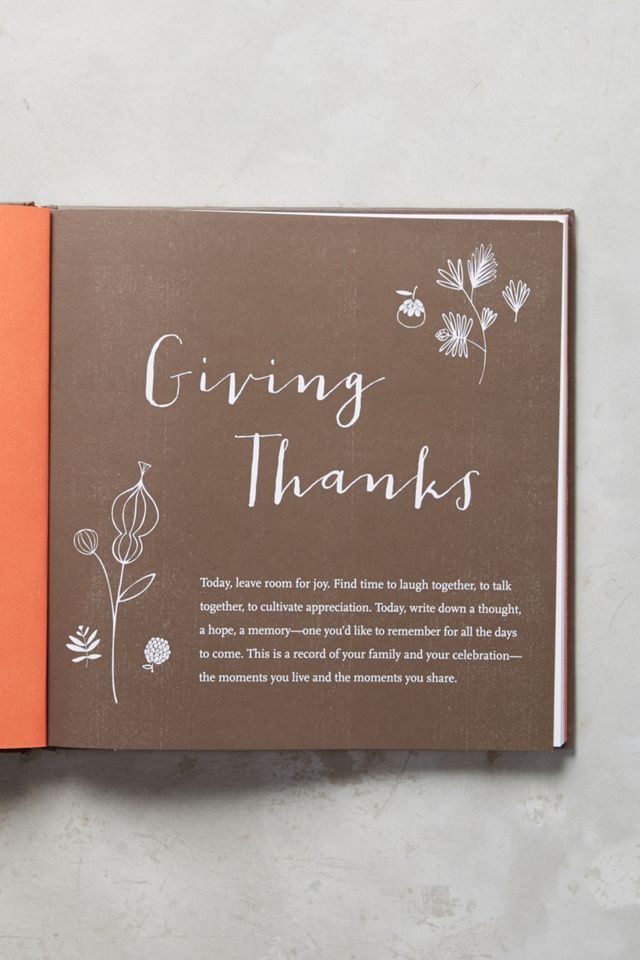 Give Thanks Guest Book #1