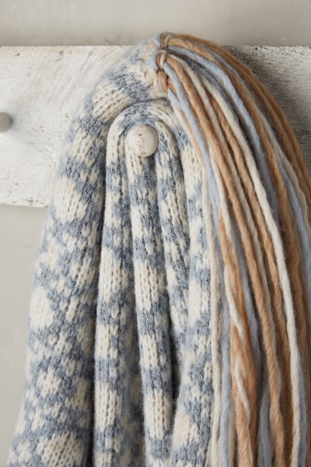 Fair Isle Fringe Scarf #1